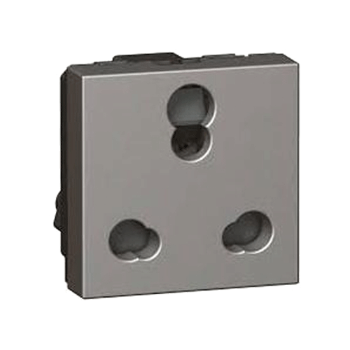 Legrand Arteor 2M Indian Standard Socket, 6/16A, 5736 71